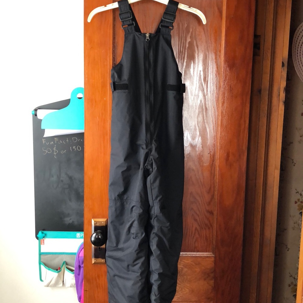 Kids Black Columbia Snow Pants